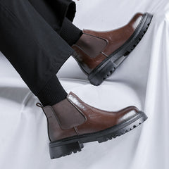 Ankle-High Design Chelsea Boots For Men