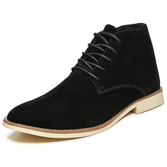 Men's Casual Pointed Toe Flat Martin's Boots