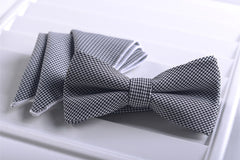 Solid Color Matte Bow Tie Men's Dress Suit Square Scarf Combination