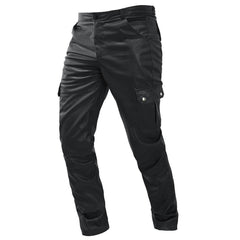 Men’s Leather Pants – Tooling Straight-Fit Casual Leather Trousers for Stylish Everyday Wear
