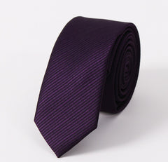 Men's Formal Business Casual Ultra-Narrow Tie Polyester Silk Jacquard Tie