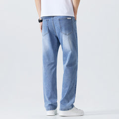 Washed Cleanfit Men's Light Blue Jeans