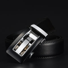 Men's Business Leather Buckle Belt