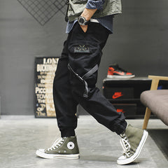 Men’s Streetwear Cotton Cargo Jogger Pants