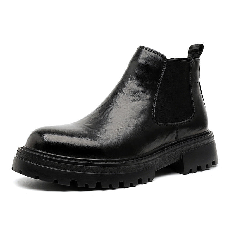 Ankle-High Design Chelsea Boots For Men