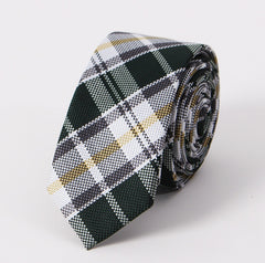 Men's Formal Business Casual Ultra-Narrow Tie Polyester Silk Jacquard Tie