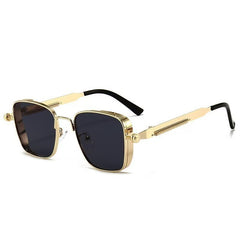 Men's Box Metal Retro UV Sunglasses