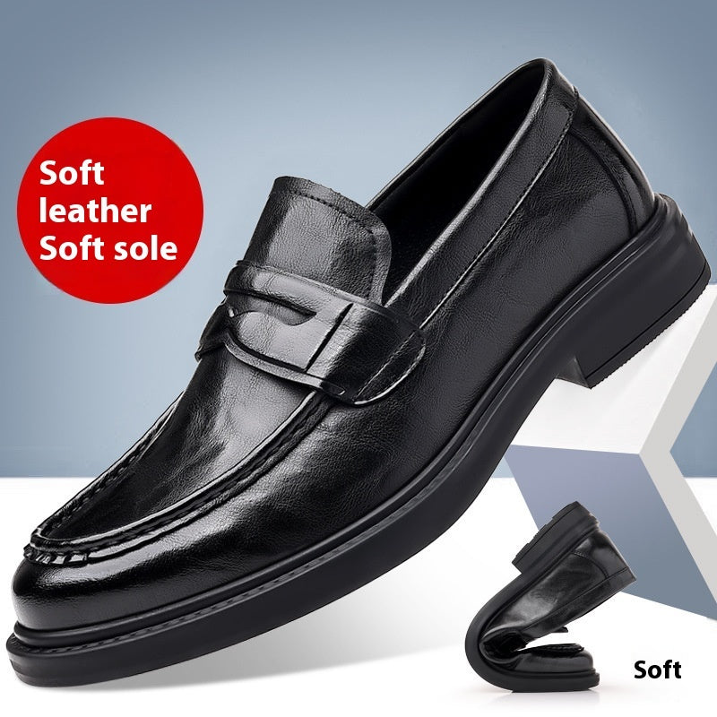 Men's All-Match Breathable British Business Leather Shoes