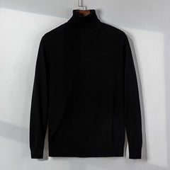 Fashion Youth All-Match High Neck Sweater For Men