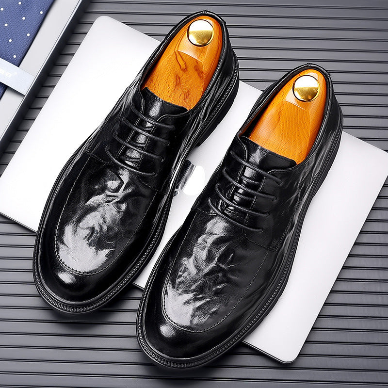 Men's British Style Business Leather Dress Shoes