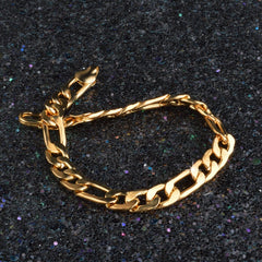 Men’s Copper Sideways Bracelet – Modern Minimalist Fashion Jewelry