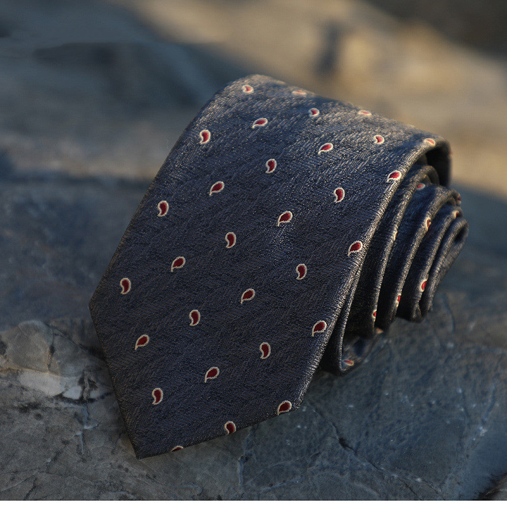 Business Casual Men's Striped Suit Formal Tie