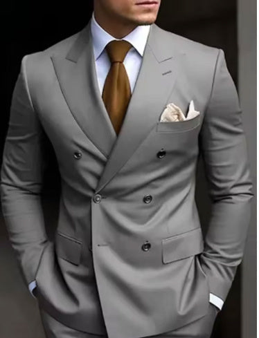 Men's Printed Suit Jacket Fashion Casual