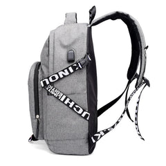 Laptop Bag USB Charge Backpack For Men