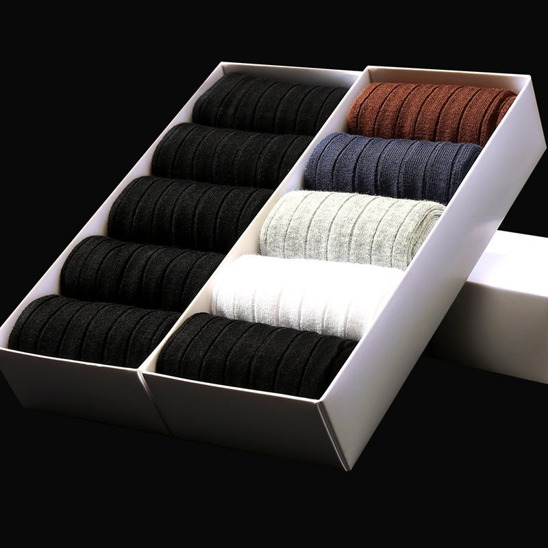 Business Sweat-Absorbent Men's Cotton Socks