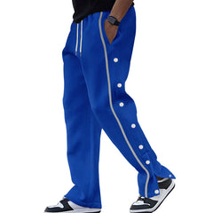 Men’s Casual Sports Pants – Loose Straight-Fit Trousers for Comfortable Everyday Active Wear