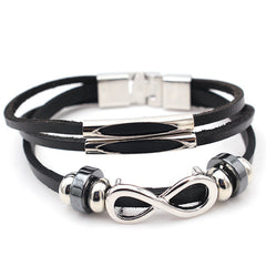 Men’s Retro Cowhide Leather Bracelet – Casual Vintage Fashion Accessory