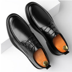 Men's Business Leather Dress Shoes – Non-Slip & Breathable