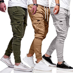 Men’s Autumn Thin Cotton Casual Pants – Lightweight Cotton Trousers