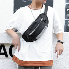 Reflective Waist Bags For Men Crossbody Bag Pack