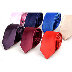 Solid Color Polyester Business Casual Tie For Men