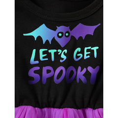 Little Girls Halloween Costume – Tulle Princess Dress with Hooded Cloak