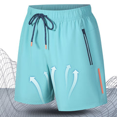 Fashion Personality Men's Ice Silk Beach Pants