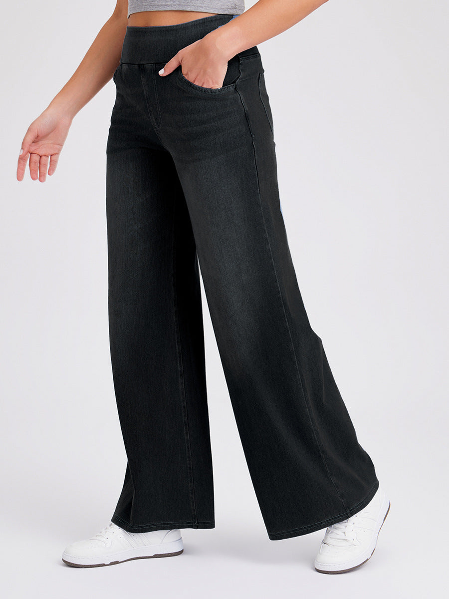 Relaxed Flare Denim Pants