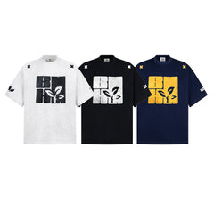 Men’s Summer Embroidered Short-Sleeve T-Shirt