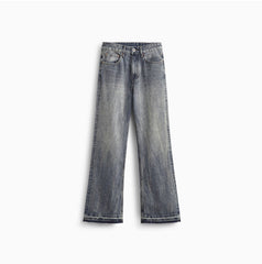 Loose Straight Leg Micro Flared Jeans For Men