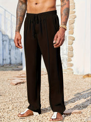 Men’s Corduroy Casual Pants – Trendy Straight-Fit, Anti-Wrinkle Long Trousers for Stylish Everyday Wear