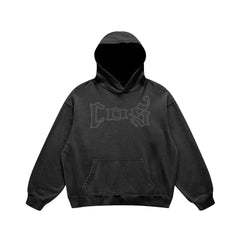 Printed Velvet Padded Hoodie For Men