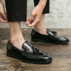Men's Business Tassel Slip-On Shoes