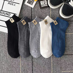 Summer Thin And All-Matching Socks Polyester Cotton Low Top