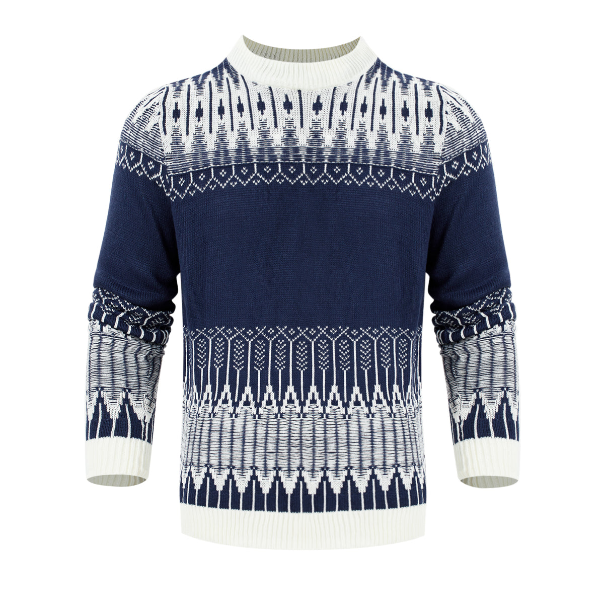 Men’s Classic Knit Pullover Sweater – Long Sleeve Winter Essential