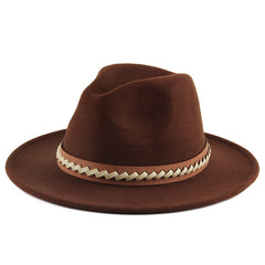 Men’s British Style Felt Hat – Classic Autumn & Winter Fashion Accessory