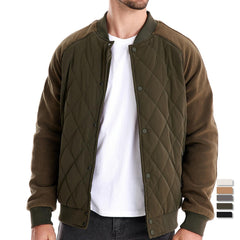 American Leisure Coat Fashion Stitching Raglan Sleeve Coat For Men