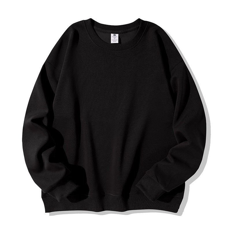 Autumn And Winter American Retro Composite Crew Neck Pullover Sweatshirt Men