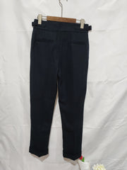 Slim-fit Tweed Wool Herringbone Pants