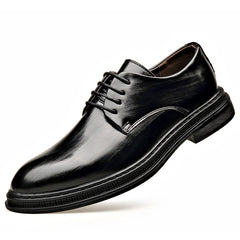 Men’s Leather Dress Shoes – Autumn/Winter Lace-Up Formal Wedding Groom Shoes