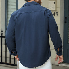 Corduroy Tooling Thick Long Sleeves Coat Shirt Outdoor Casual Retro