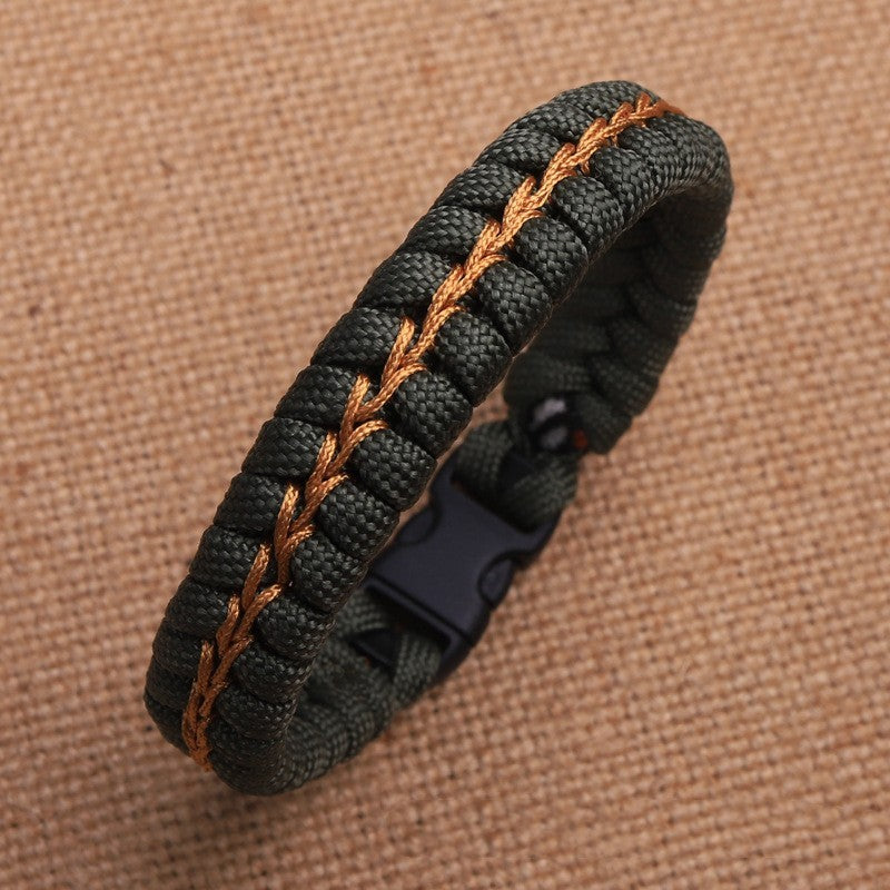 Men’s Handwoven Outdoor Sports Bracelet – Durable Adventure-Ready Accessory