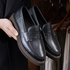 Handmade Classic Business Casual Leather Shoes For Men