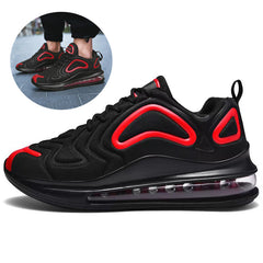 Men’s Air Cushion Sneakers – Casual Outdoor Breathable Lace-Up Running Sports Shoes