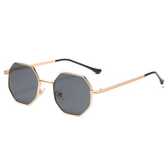 Hexagon Style Retro Small Frame Sunglasses For Men
