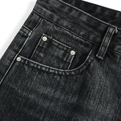Retro Washing Water Denim Shorts Men