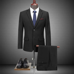 Men's Casual Business Suit Two-piece Suit For Men