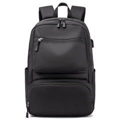 Men's Waterproof Business USB Charging Backpack Large 15.6 Inch Laptop Bag