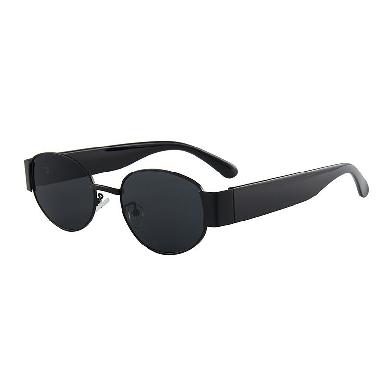 Trendy Luxury Small Frame Round Sunglasses For Men