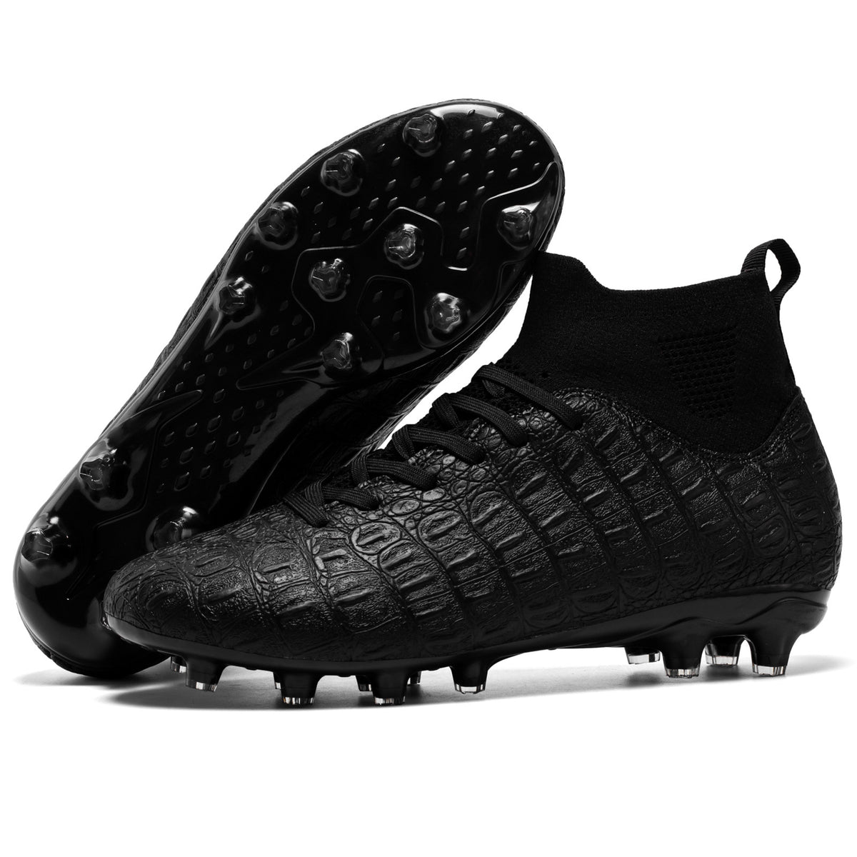 Men’s High-Top Football Training Shoes – Sock-Style Cleats for Soccer & Outdoor Sports